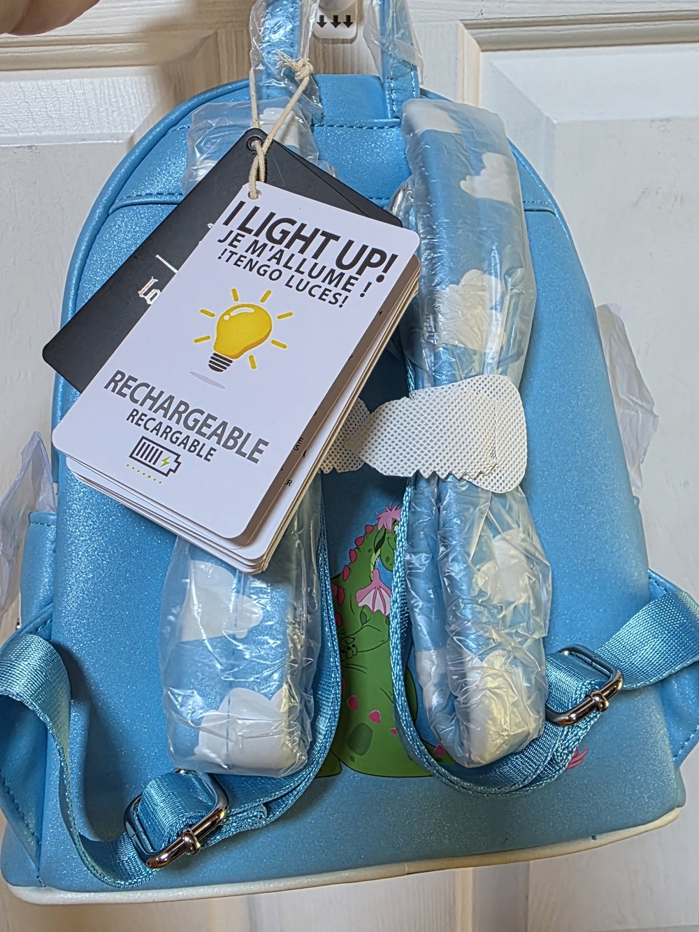 Disney Loungefly Elliot Lightup Lighthouse Backpack NWT - Picture 4 of 5